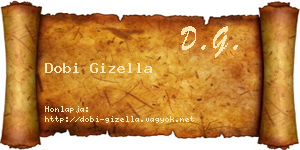 Dobi Gizella névjegykártya